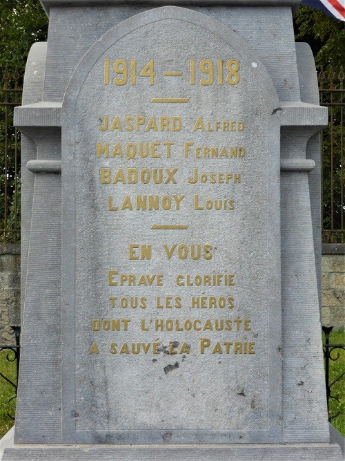 War Memorial Eprave #3