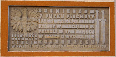 Gedenkteken 7e Kolobrzeski Infanterie Regiment #1