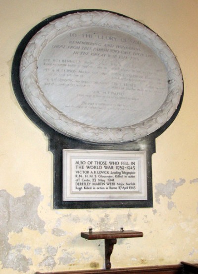 War Memorial St Peter Church