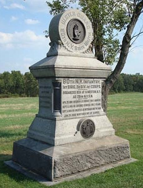 Monument 80th New York Infantry #1