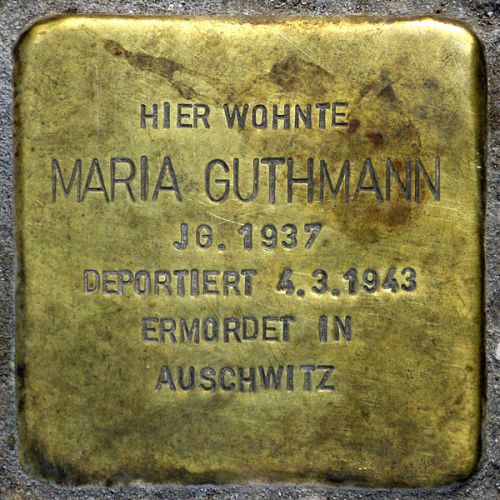 Stolpersteine Lemkestraße 156 #5