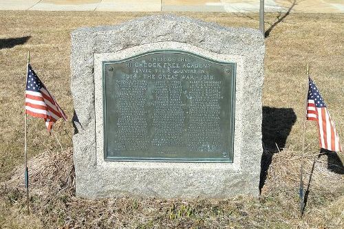 World War I Memorial Hitchcock Free Academy #1