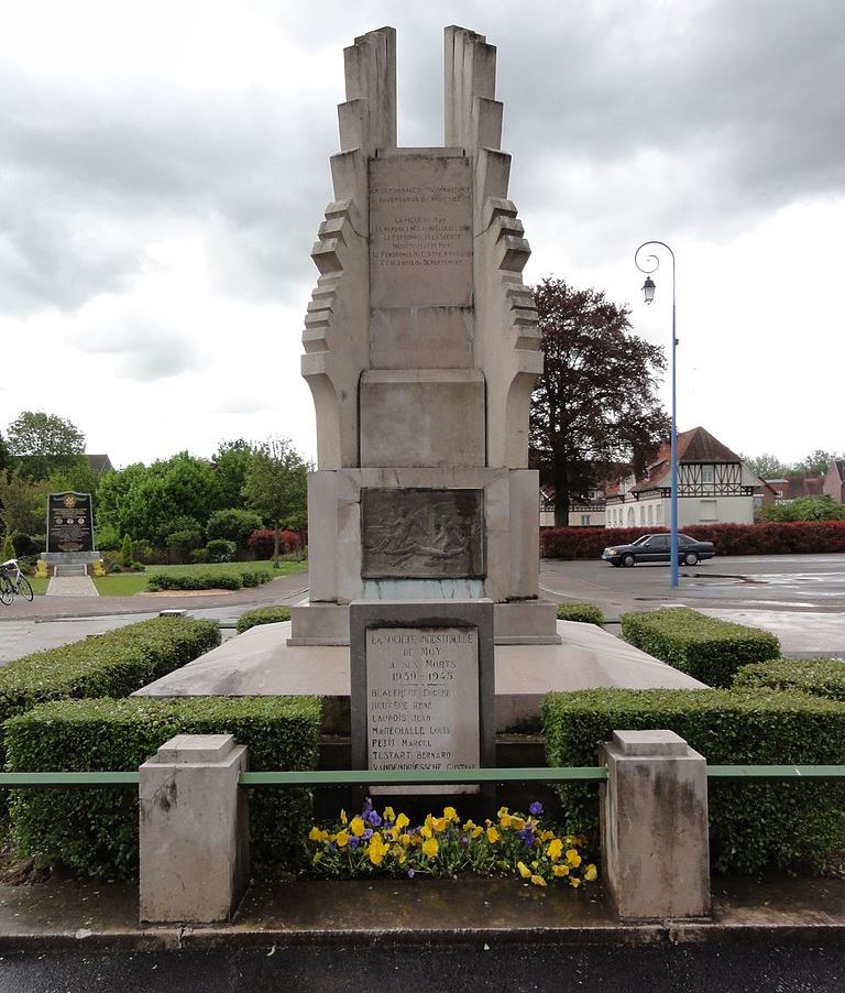 Monument Tweede Wereldoorlog Société Industrielle de Moy #1