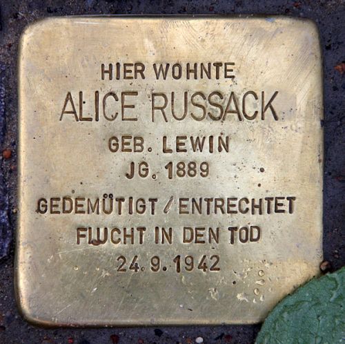 Stolpersteine Westfälische Straße 85 #4