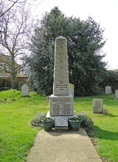 War Memorial Necton