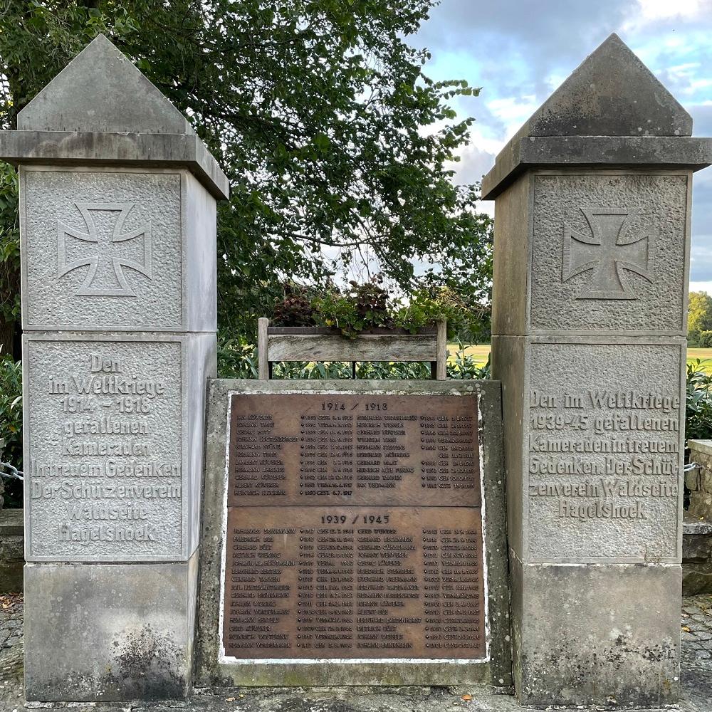 Ehrenmal Bad Bentheim Schuttersvereniging Waldseite #5