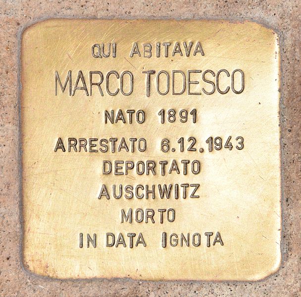 Stolpersteine Fondamenta dei Mori 3399a #3