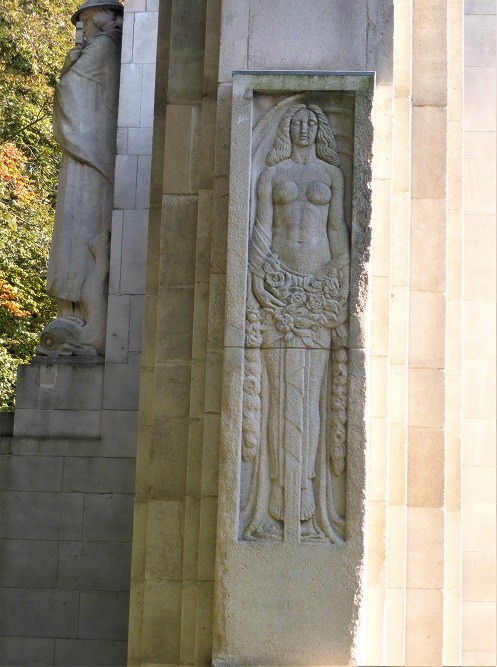 War Memorial to the Allies Wester Cemetery Gent #3