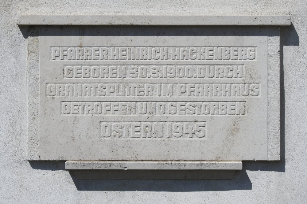 Memorial Father Heinrich Hackenberg