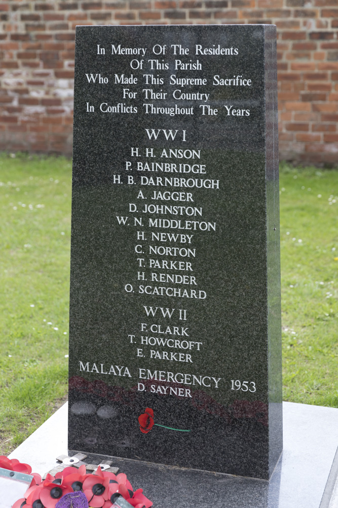 War Memorial Hambelton Selby #2