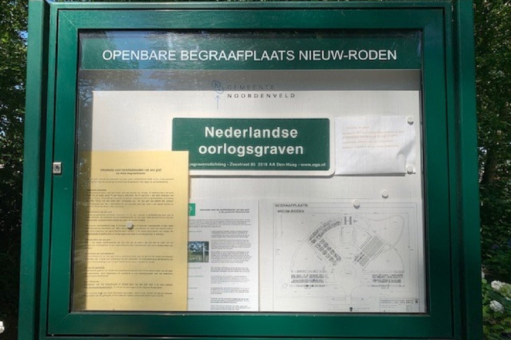Nederlandse Oorlogsgraven Gemeentelijke Begraafplaats Nieuw-Roden #1