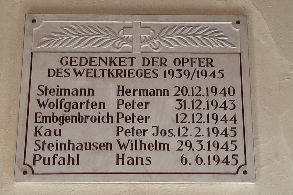 Memorials St. Kunibert Church Enzen #2