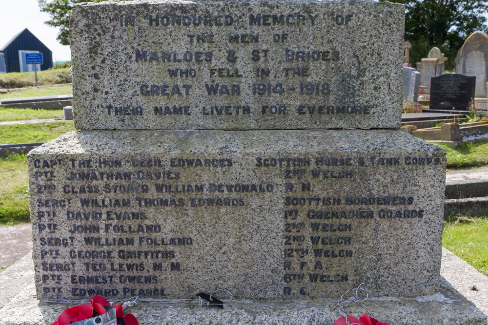 War Memorial Marloes #3