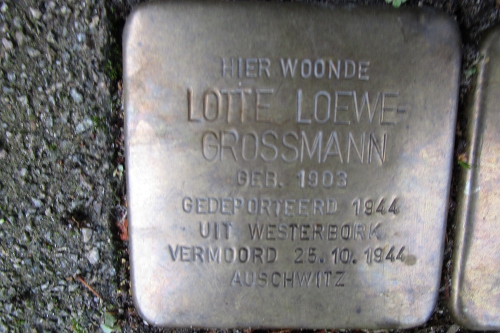 Stolpersteine Kanaalweg 119 #2