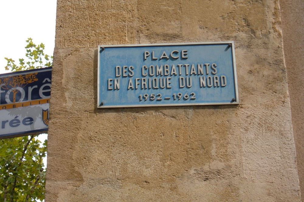 Remembrance Square North-African Wars Aix-en-Provence