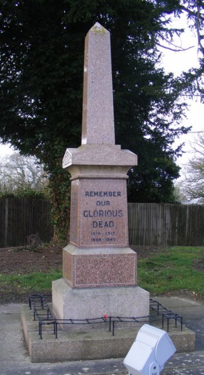 War Memorial Marks Tey