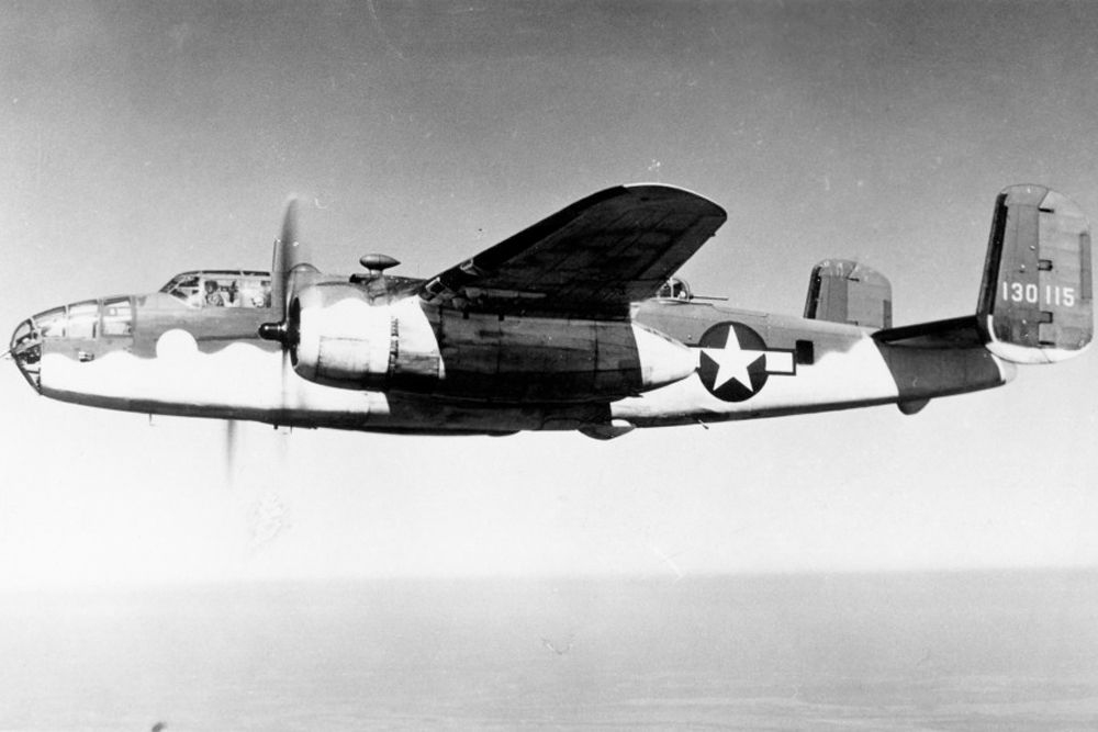 Crash Site B-25H-5 Mitchell 43-4450