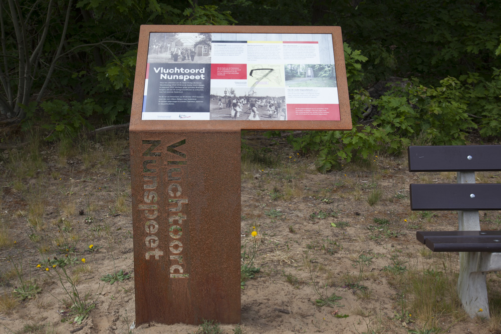 Information Sign Refugee Camp Nunspeet