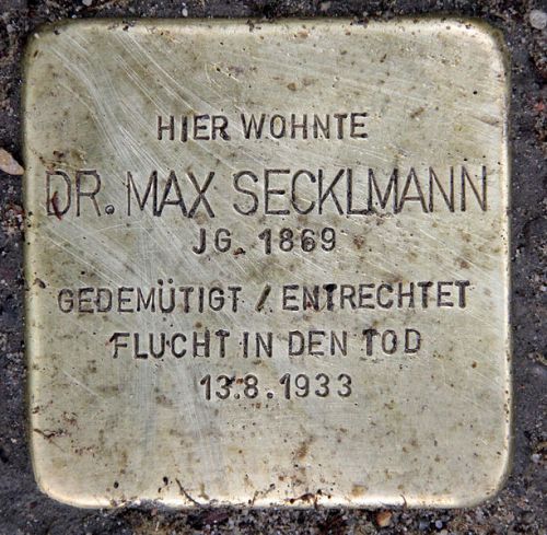 Stolpersteine Bamberger Strae 16 #2