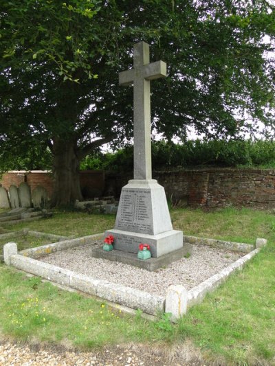 War Memorial Wiggenhall St. German #1