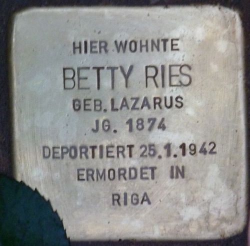 Stolpersteine Fregestraße 71 #3