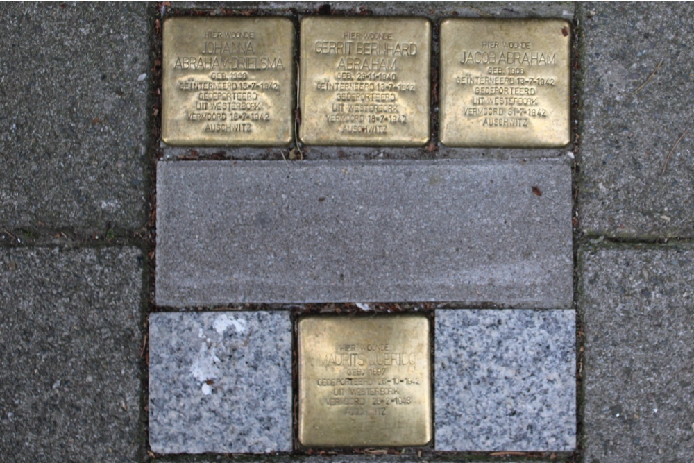 Stolpersteine Marcusstraat 1