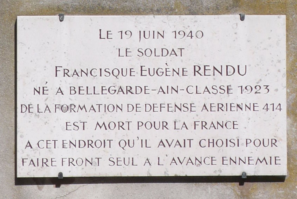 Gedenkteken Francisque Eugne Rendu & Jean Gouailhardou