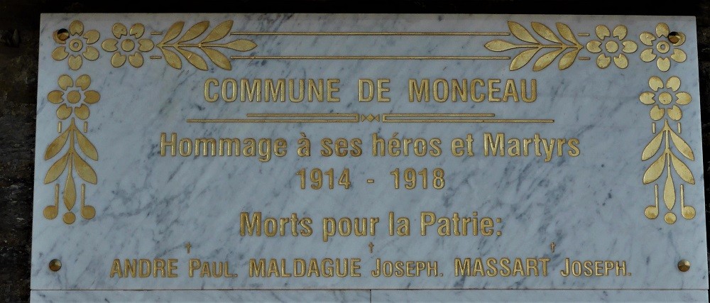 Gedenkteken Monceau-en-Ardenne #3