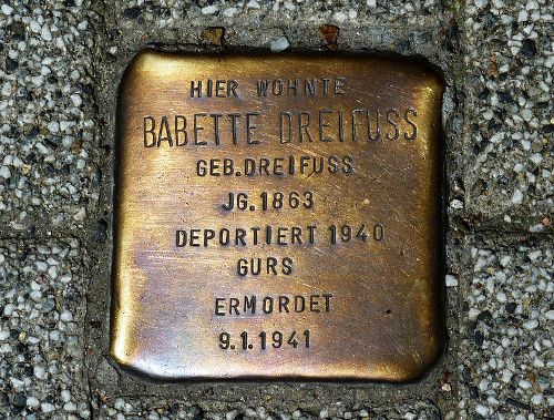 Stolperstein Basler Strae 11 #1