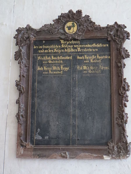 Oorlogsmonument Deutsch-Französischen Krieg Gadebusch #1