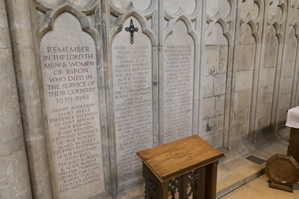 Memorials Ripon Cathedral