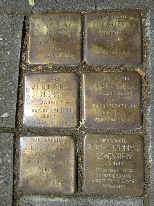 Stumbling Stones Neue Maastrichter Straße 3 #3