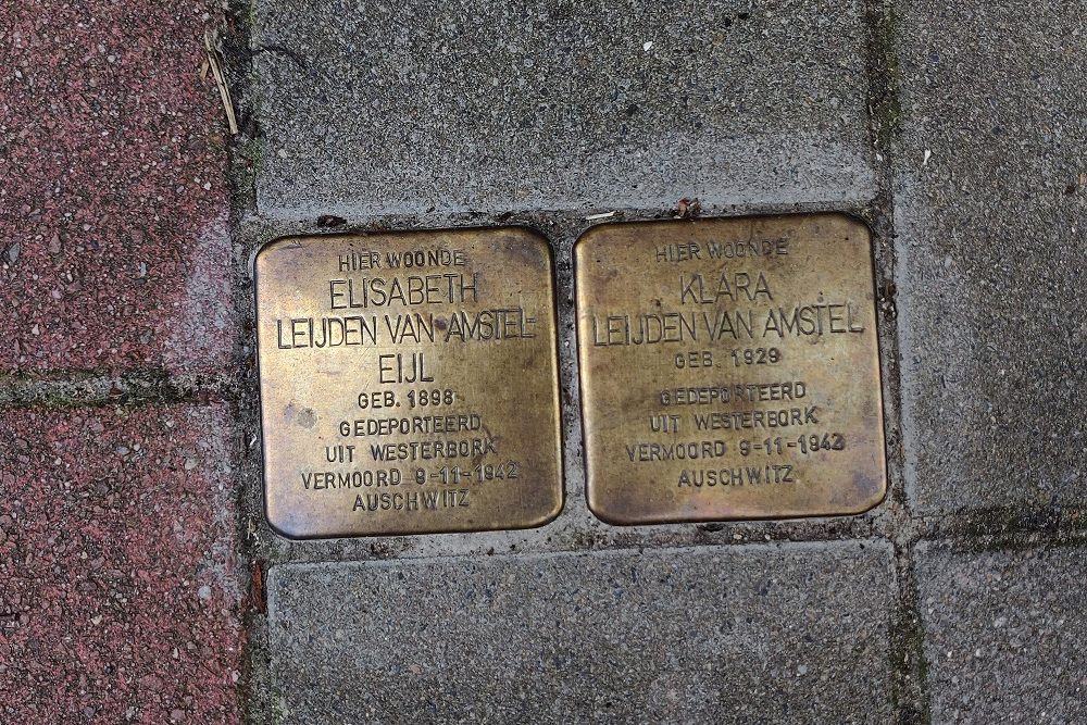 Stolpersteine Vrolikstraat 90hs