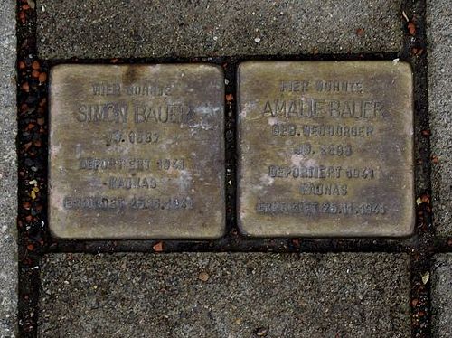 Stolpersteine Theaterplatz 4 #1