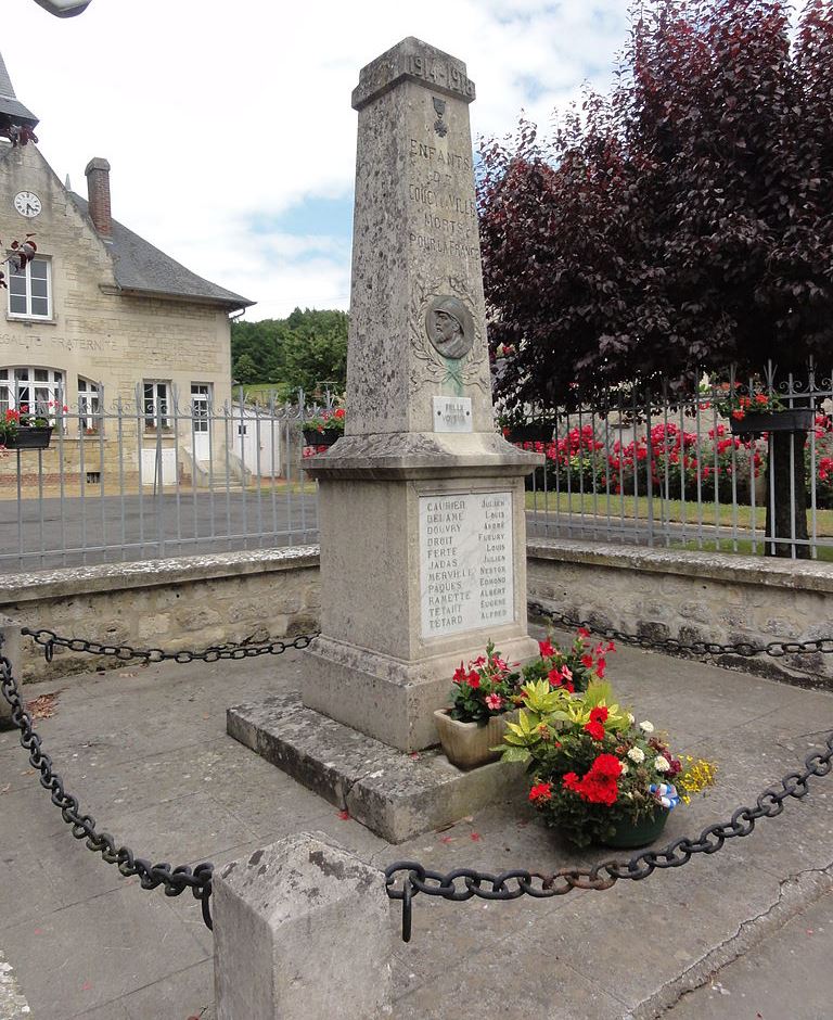 Monument Eerste Wereldoorlog Coucy-la-ville #1