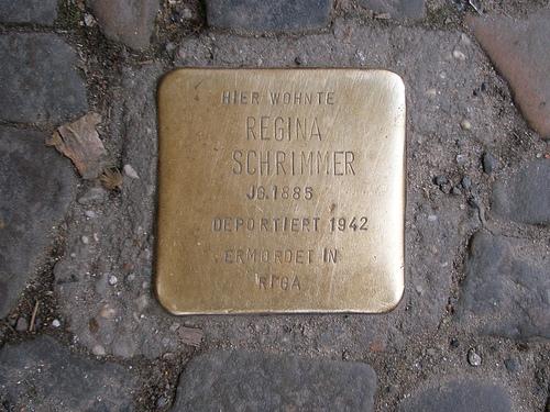 Stolpersteine Auguststrae 17 #2