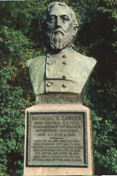 Buste van Brigadier General Michael Lawler (Union) #1