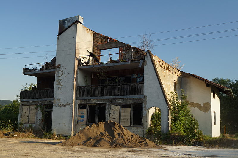 Destroyed Hotel Buletić #1