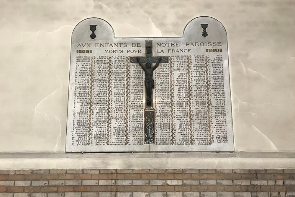 World War I Memorial Église Saint-Joseph-des-Épinettes