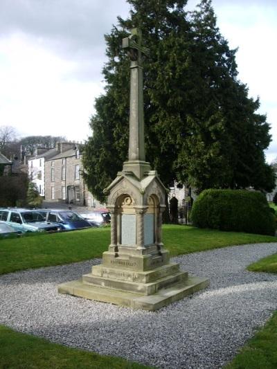 Oorlogsmonument Kirkby Lonsdale #1