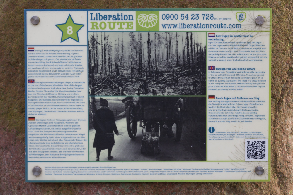 Liberation Route Marker 008: Through rain and mud to victory #2