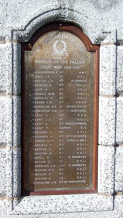 War Memorial Oakengates #5