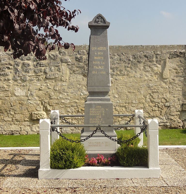 Oorlogsmonument Les Ageux