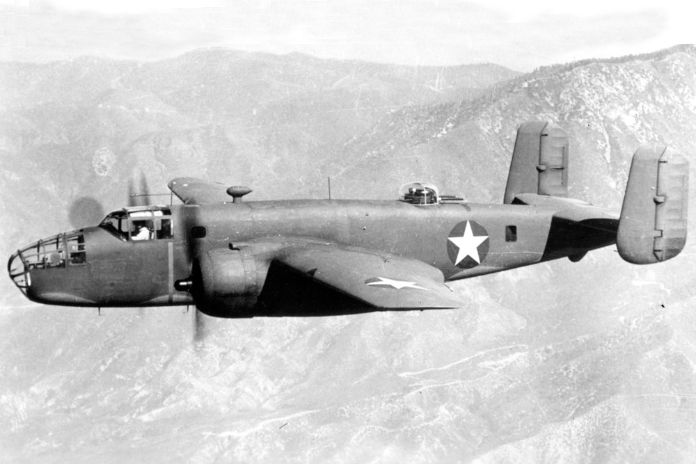 Crashlocatie & Restant B-25C 