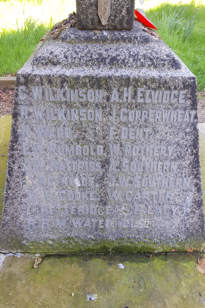 War Memorial Kirkby Wharfe #4