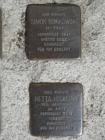 Stolpersteine Freunder Landstrae 60 #4