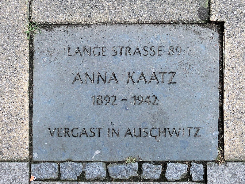 Gedenksteen Lange Straße 14 (was Lange Straße 89) #1