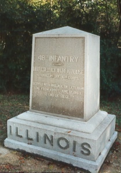Monument 48th Illinois Infantry (Union)