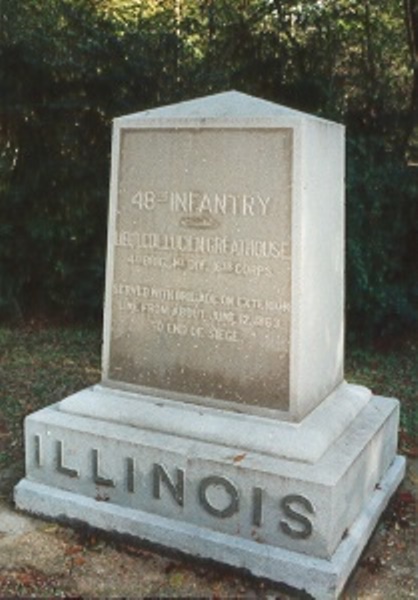 48th Illinois Infantry (Union) Monument #1