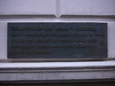 Geboortehuis Armin T. Wegner #2